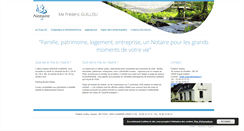 Desktop Screenshot of notaire-ergue-gaberic.fr