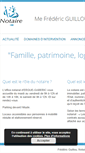 Mobile Screenshot of notaire-ergue-gaberic.fr